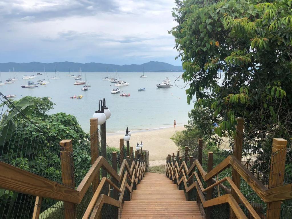 Ferienwohnung Jurere Cobertura 400M Do Mar Vista Linda Florianópolis Exterior foto