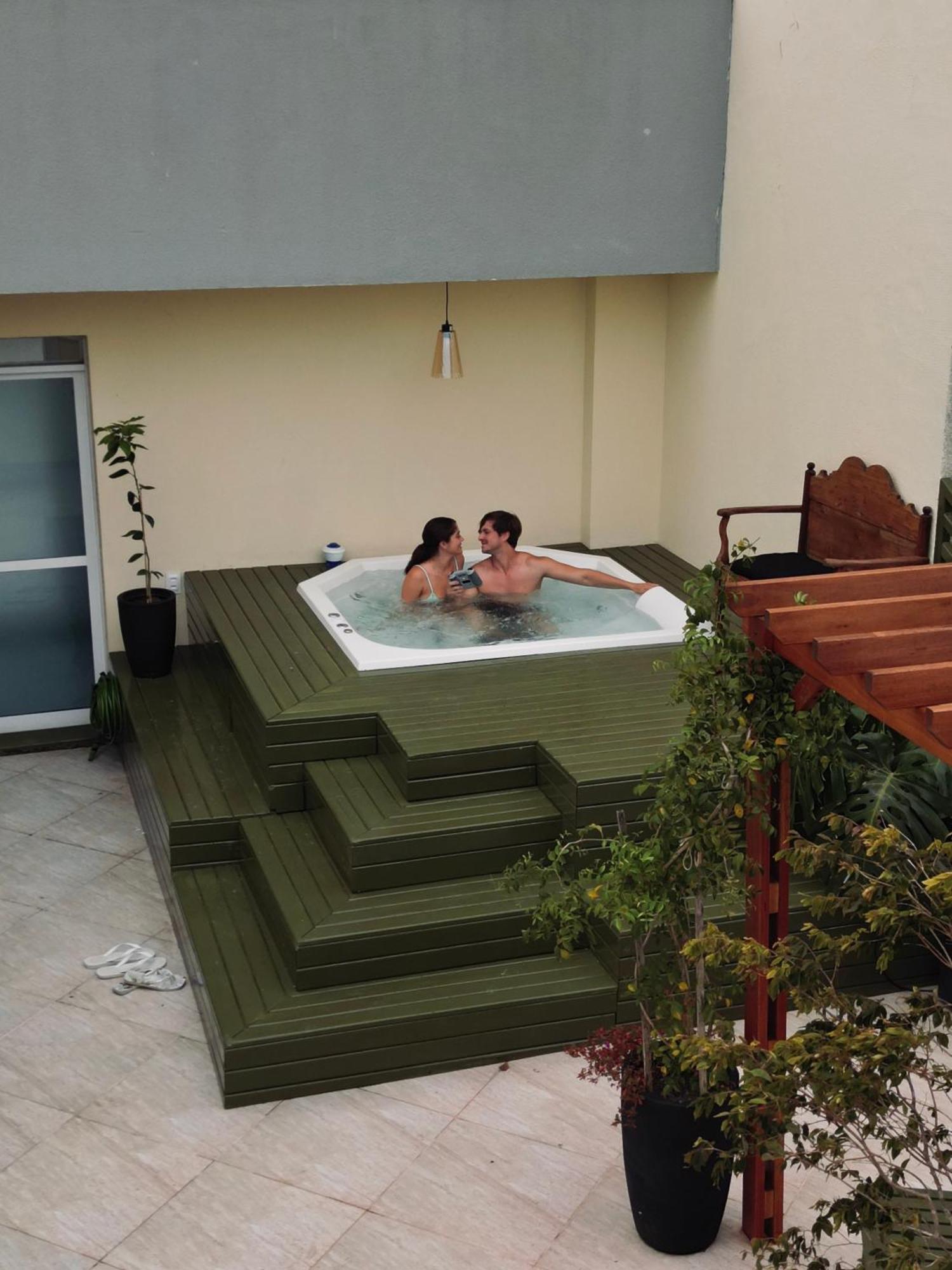 Ferienwohnung Jurere Cobertura 400M Do Mar Vista Linda Florianópolis Exterior foto