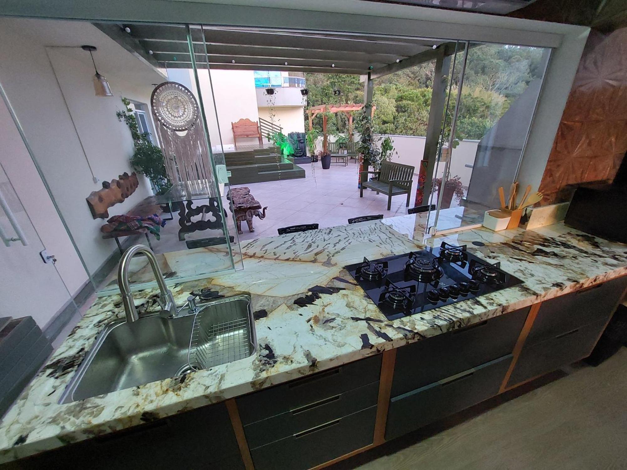 Ferienwohnung Jurere Cobertura 400M Do Mar Vista Linda Florianópolis Exterior foto
